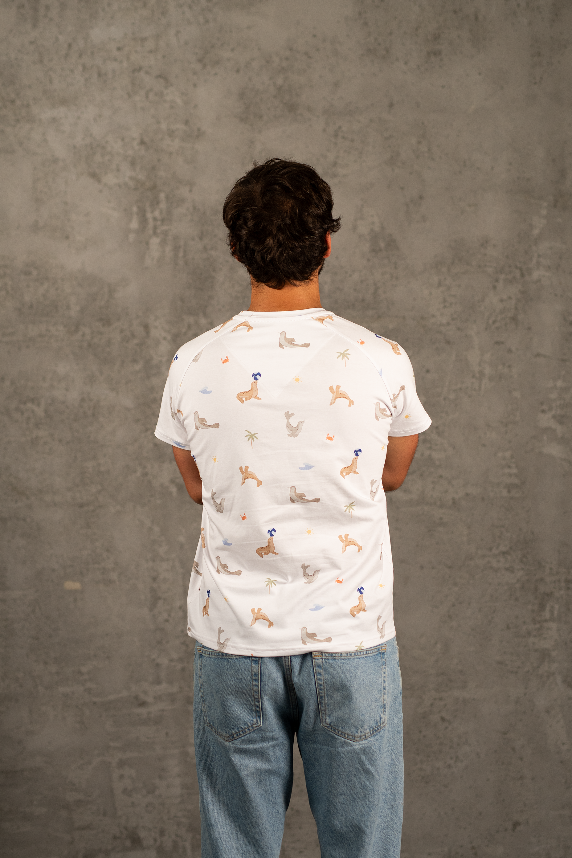 Coszulka foki męski t-shirt 